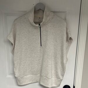 Danskin Off-White Half-Zip Hoodie